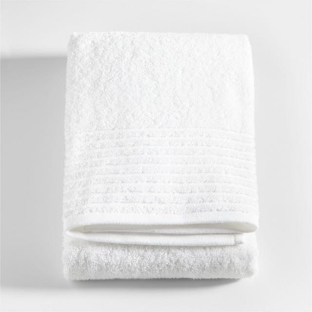 Refibra Crisp White Organic Cotton Bath Towel