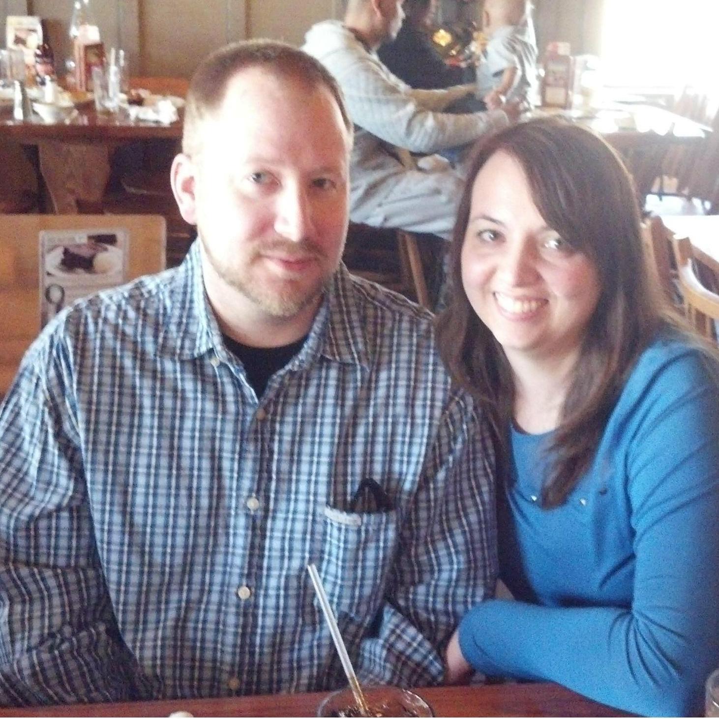 When Mark met Anna's parents at the Cracker Barrel - March 2015