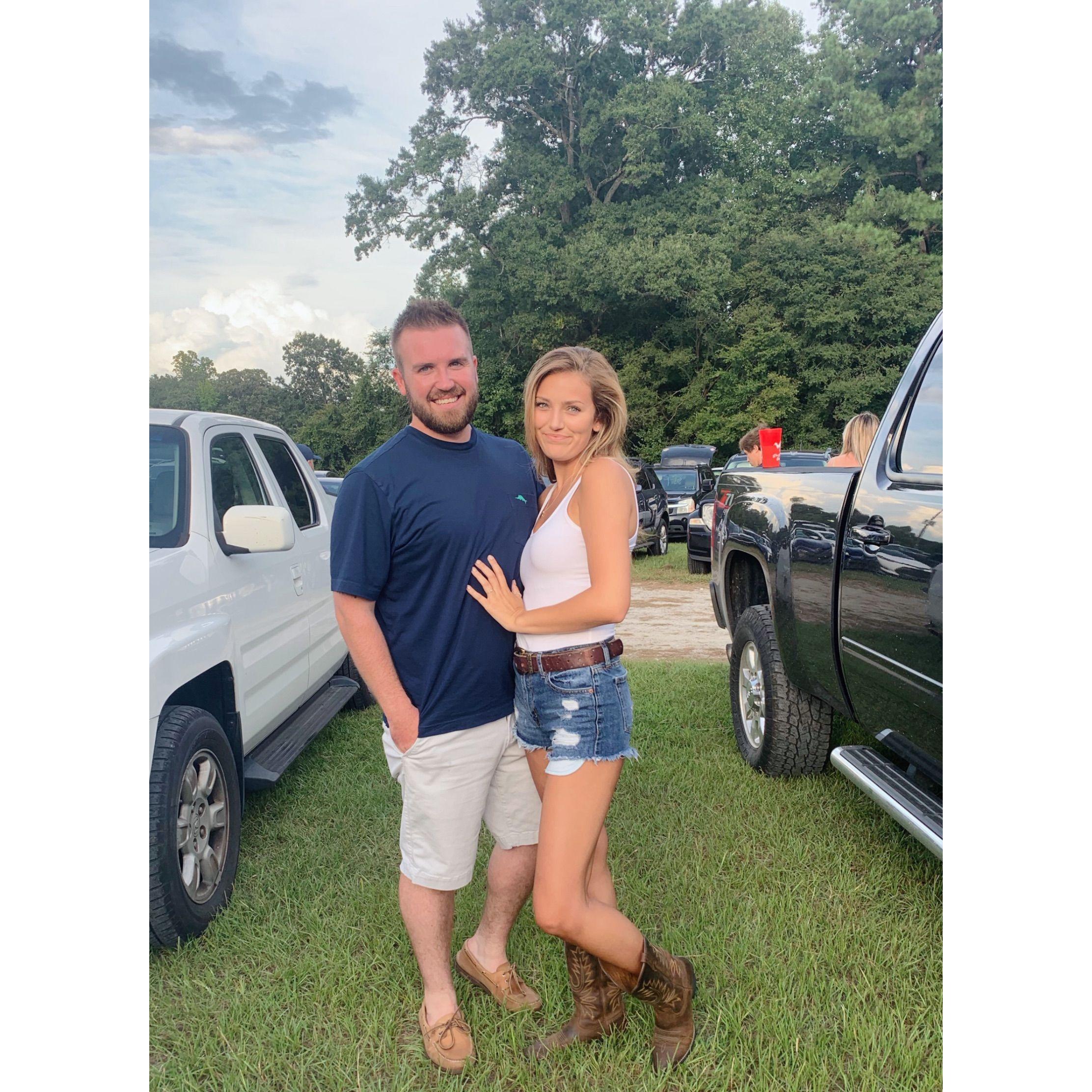 Our 3rd date -- a quick 2.5 hour drive to Charlotte, NC to go to a Third Eye Blind Concert.