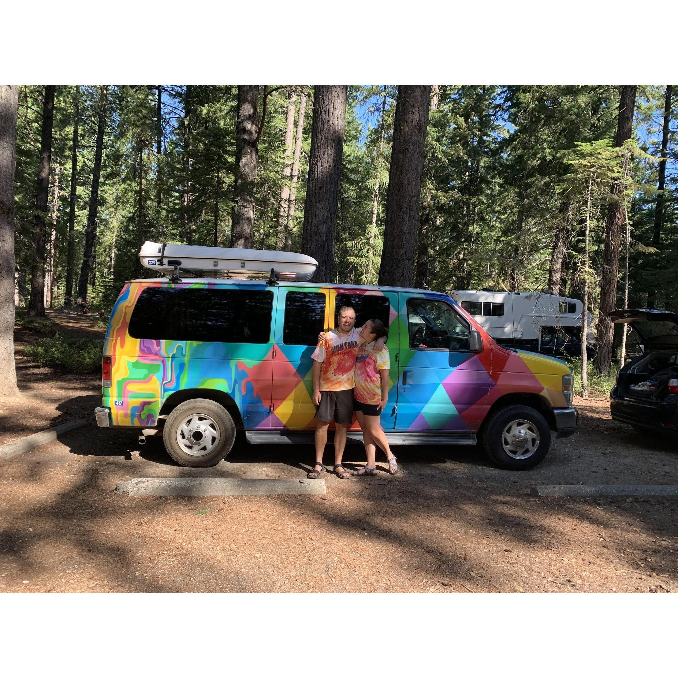 We rented a camper van! We road tripped to Seattle, Montana, Yellow Stone, Grand Tetons, and Denver - September 2021