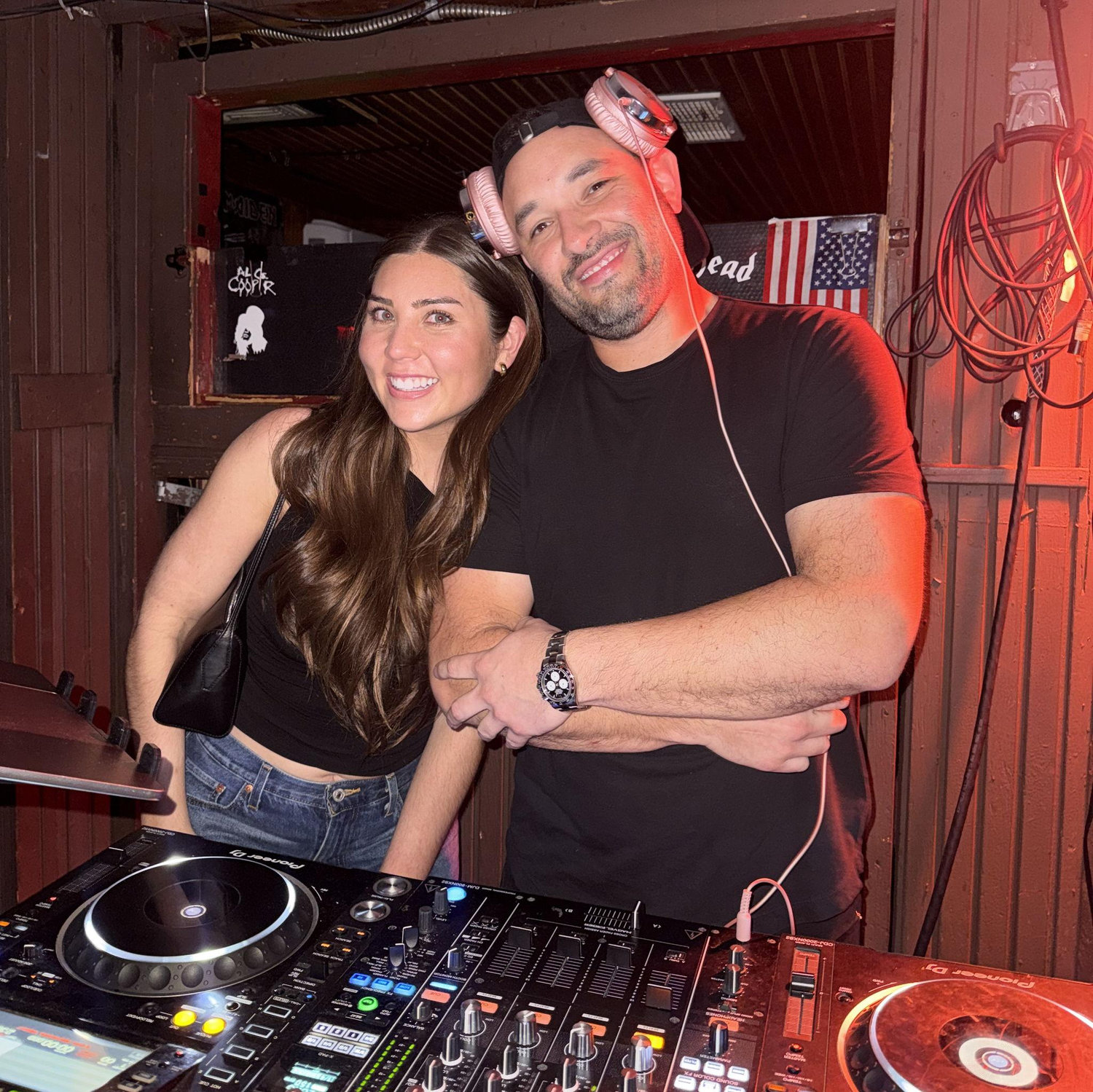 Jon DJing Haley's 30th birthday party!