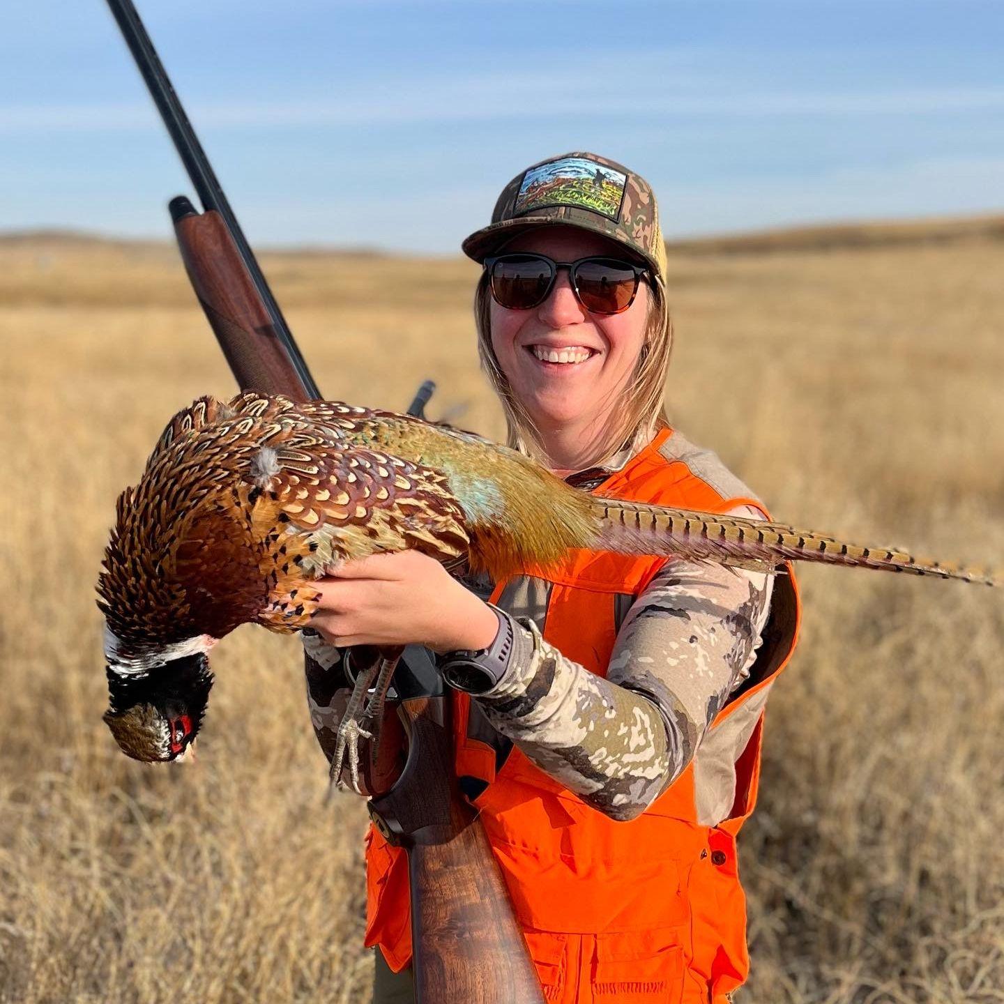 Lindsay's first pheasant
