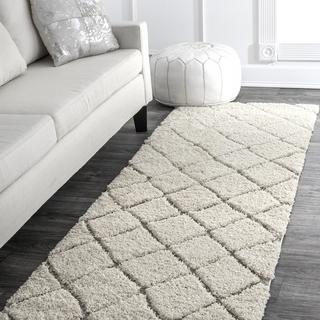 Deloise Trellis Shag Runner