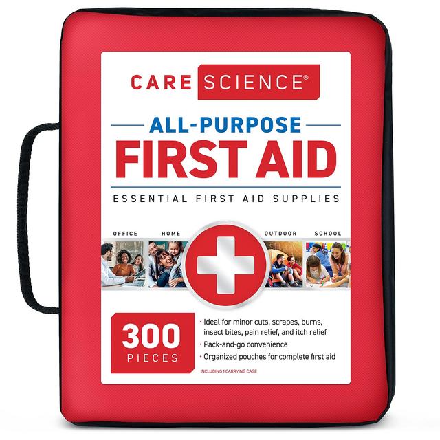 First Aid Kit All Purpose, 300 Pieces