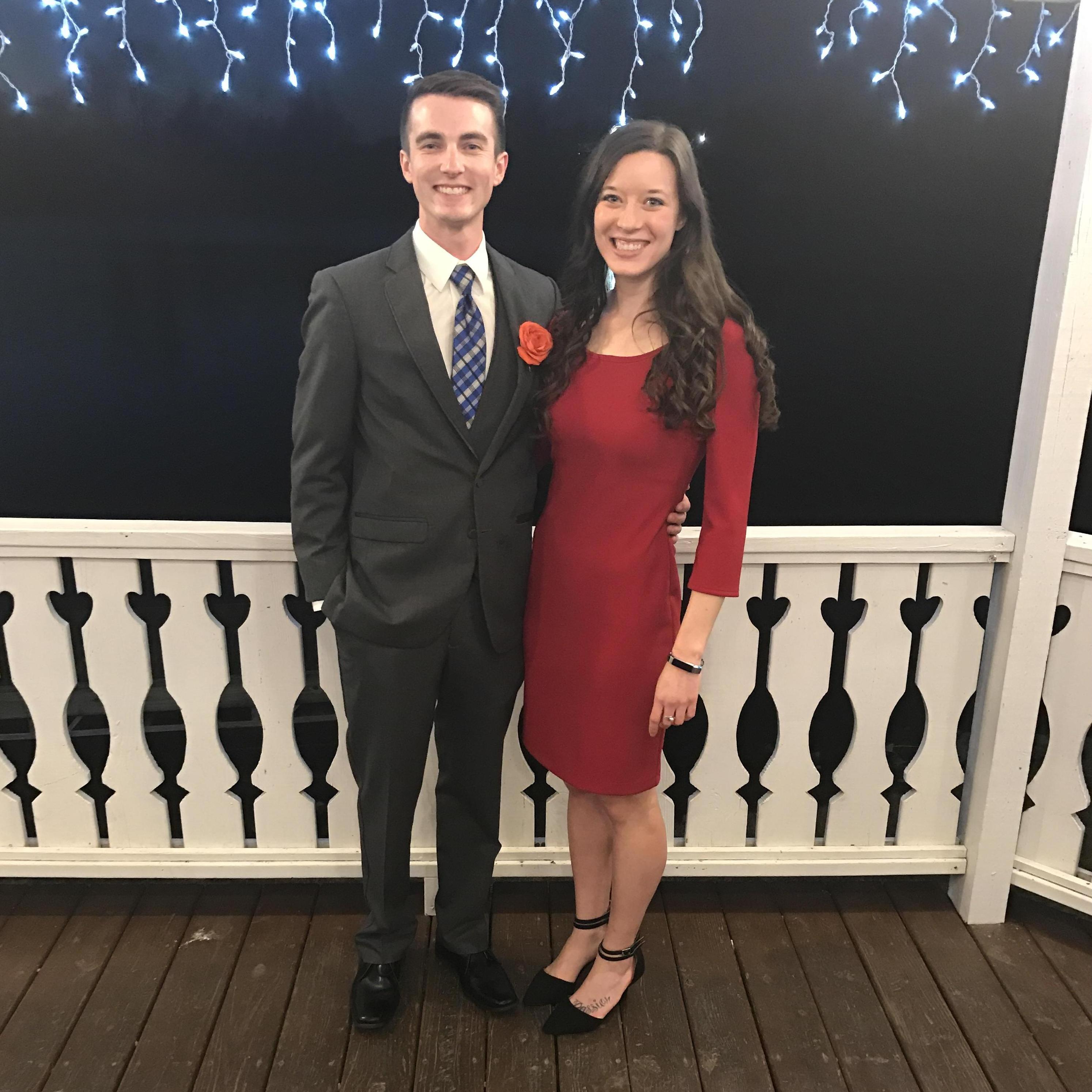 Our first outing together. I was his wedding date.
