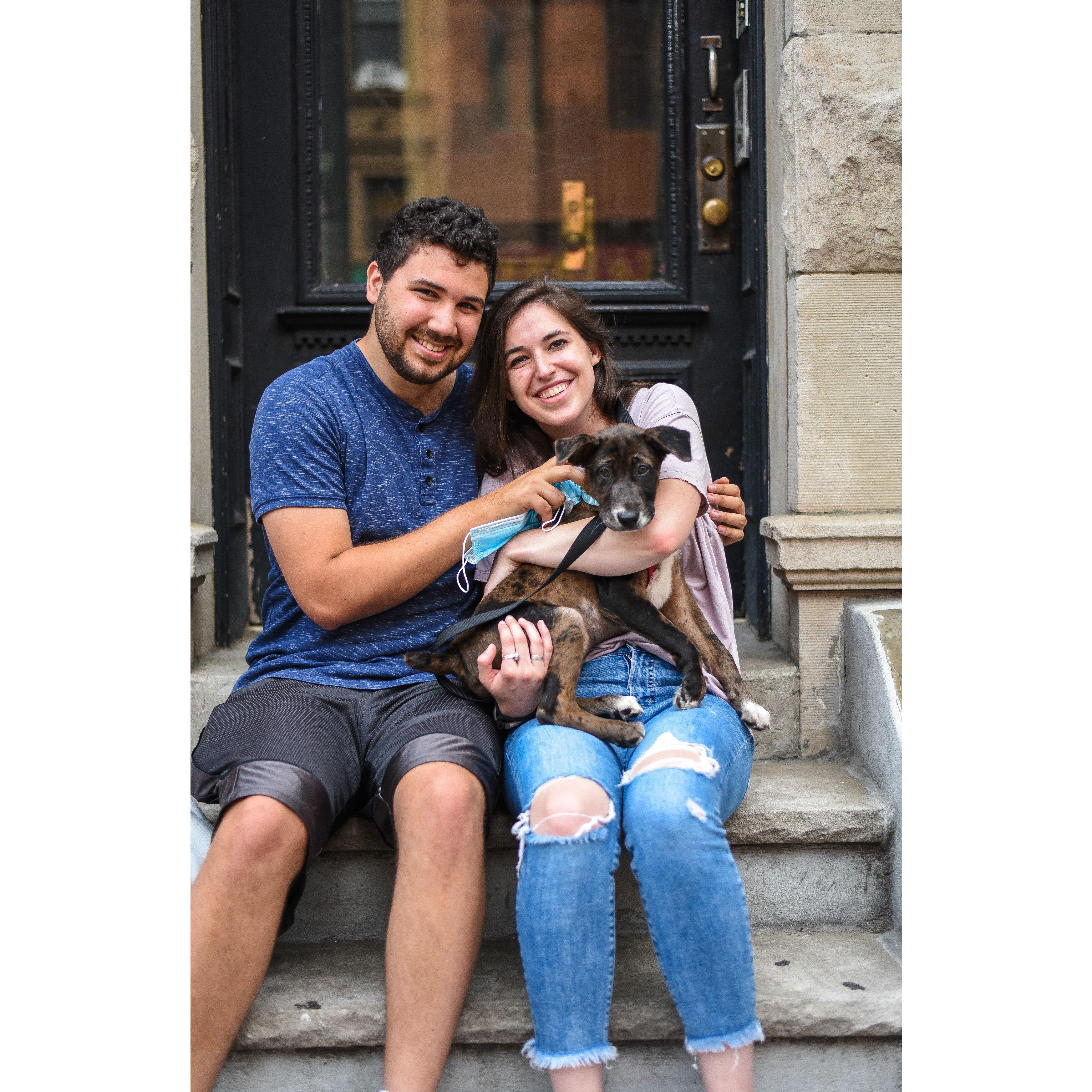 ...adopted our best friend on 6/26/21...