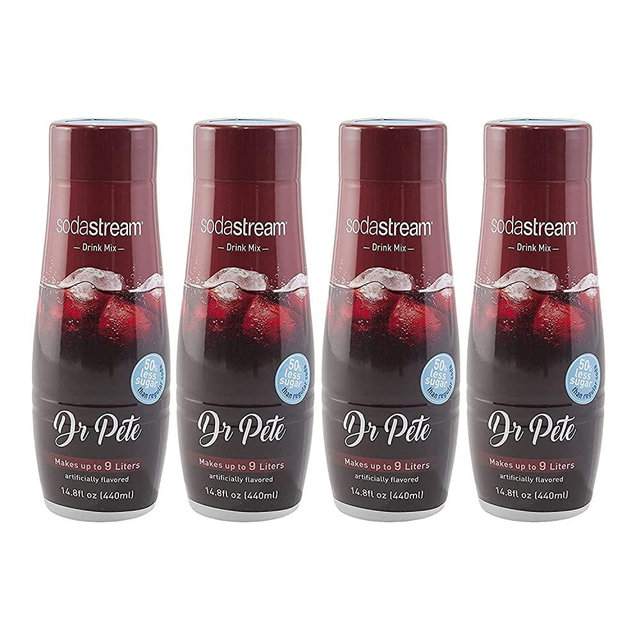 SodaStream Sparkling Drink, Dr Pete, 14.8 Fl Oz (Pack of 4)