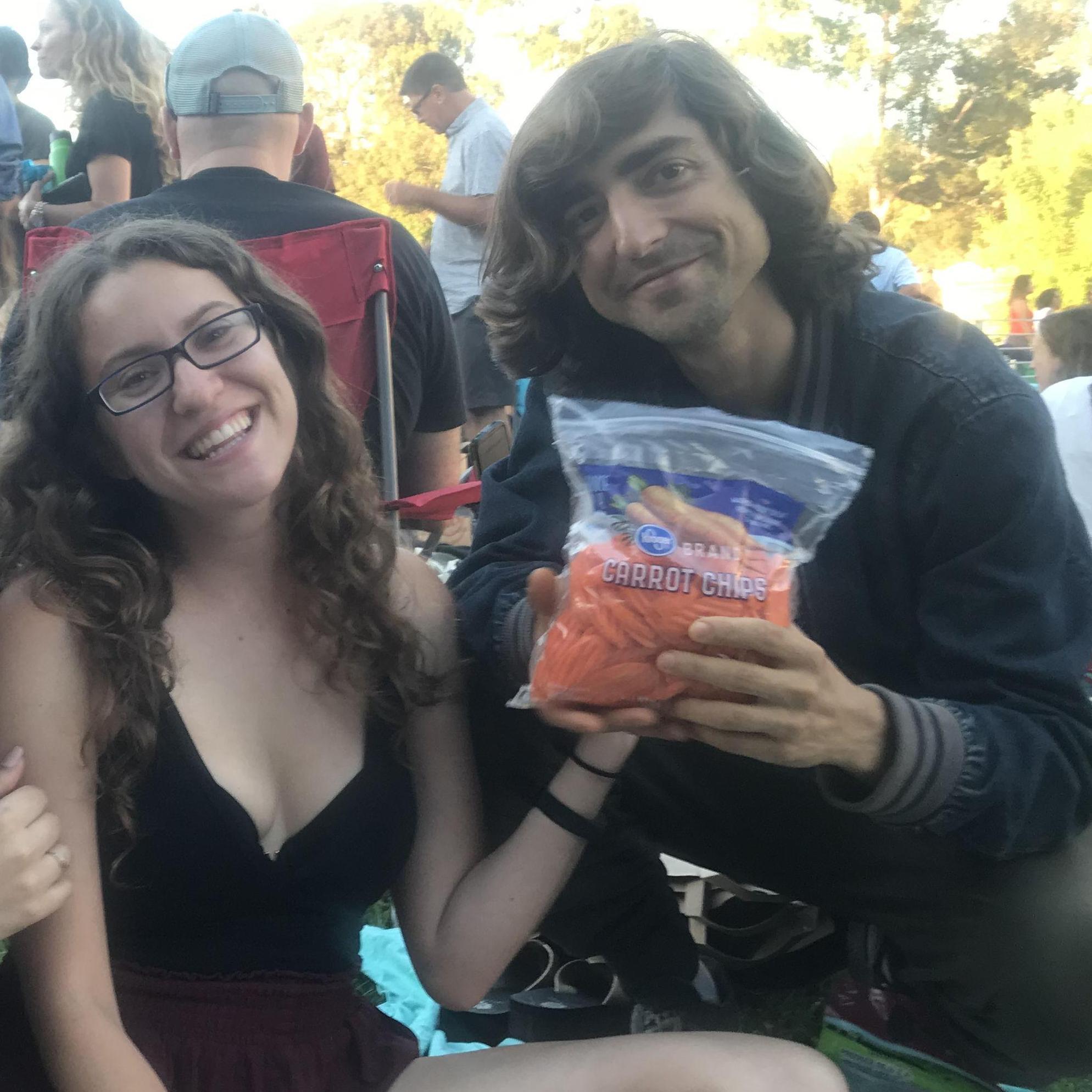 Our first photo - just a couple weeks after we met!