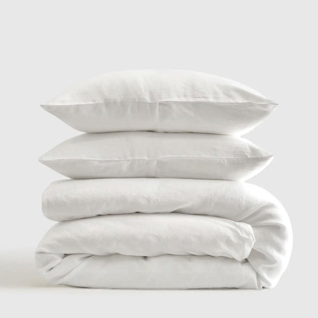 European Linen Duvet Cover Set - King/Cal King