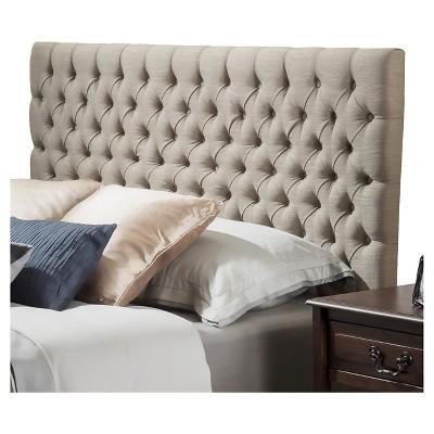 (sand) Jezebel Button Tufted Headboard - Christopher Knight Home