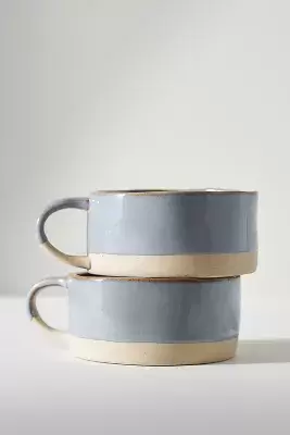Glazed Garage Avalon Stoneware, Set of 2, Soup Bowls