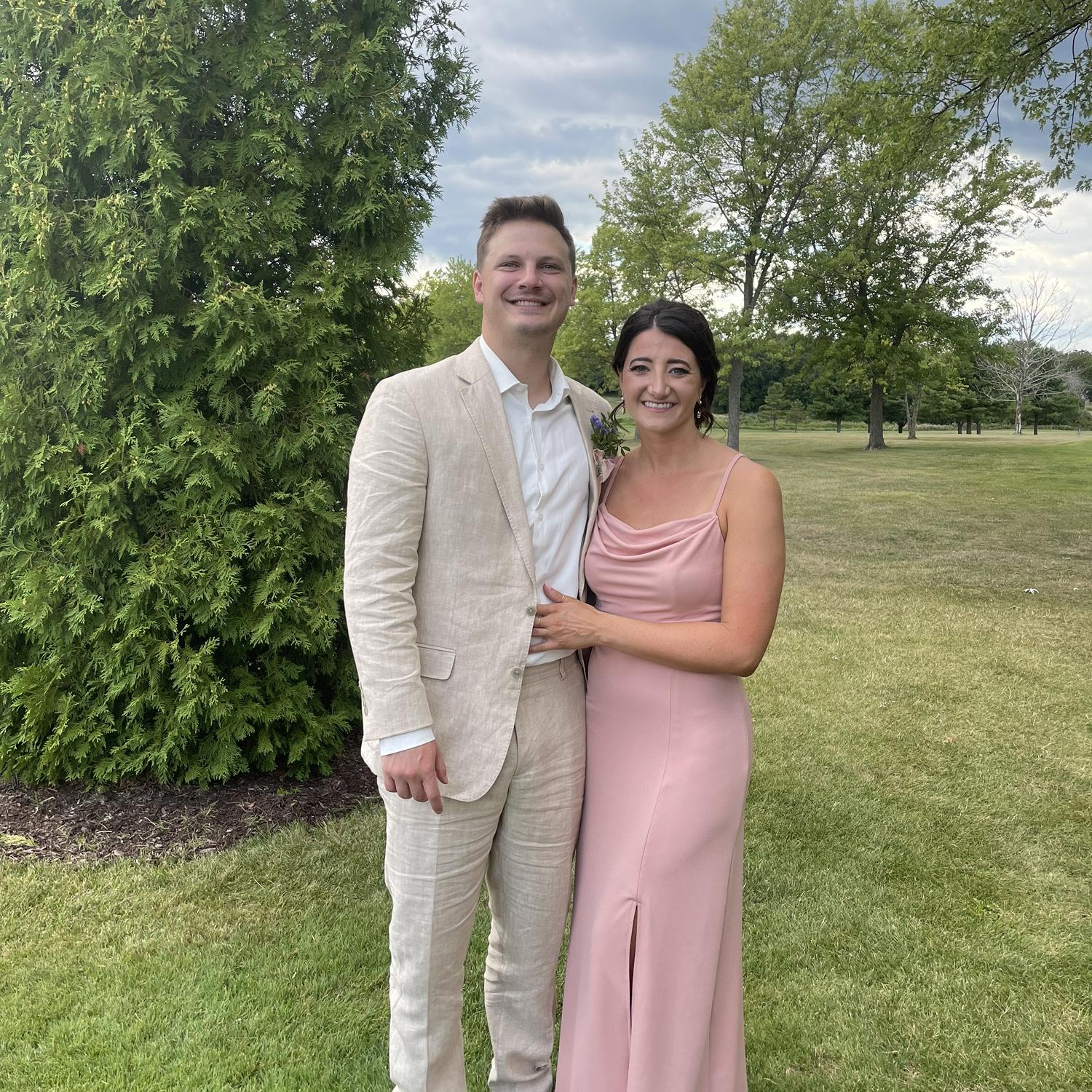 Celebrating Jake and Carlie!