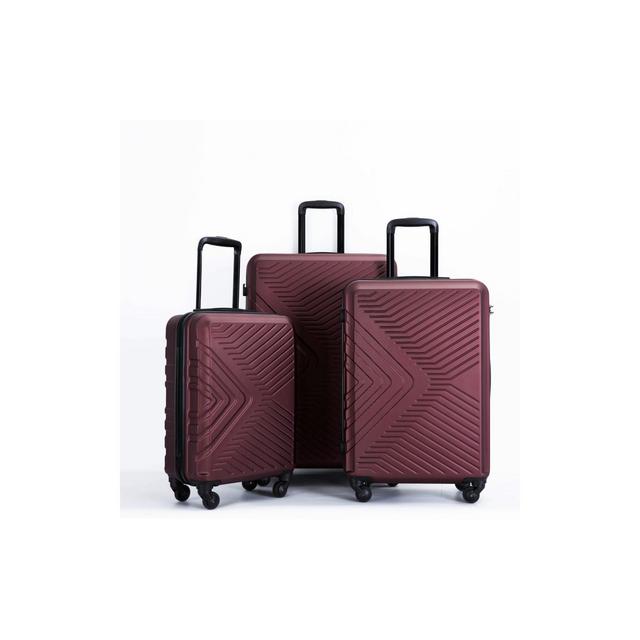 Luggage Sets 3 Piece, Suitcases With Spinner Wheels and TSA Lock, Hardshell Luggage Set Carry On Luggage Lightweight ABS Luggages for Travel, Business