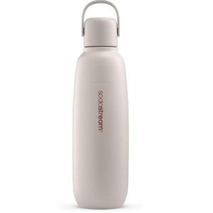 sodastream Fizz & Go Cool - All Metal Bottle (Sand) Carbonating Bottle Capacity, 0.9L