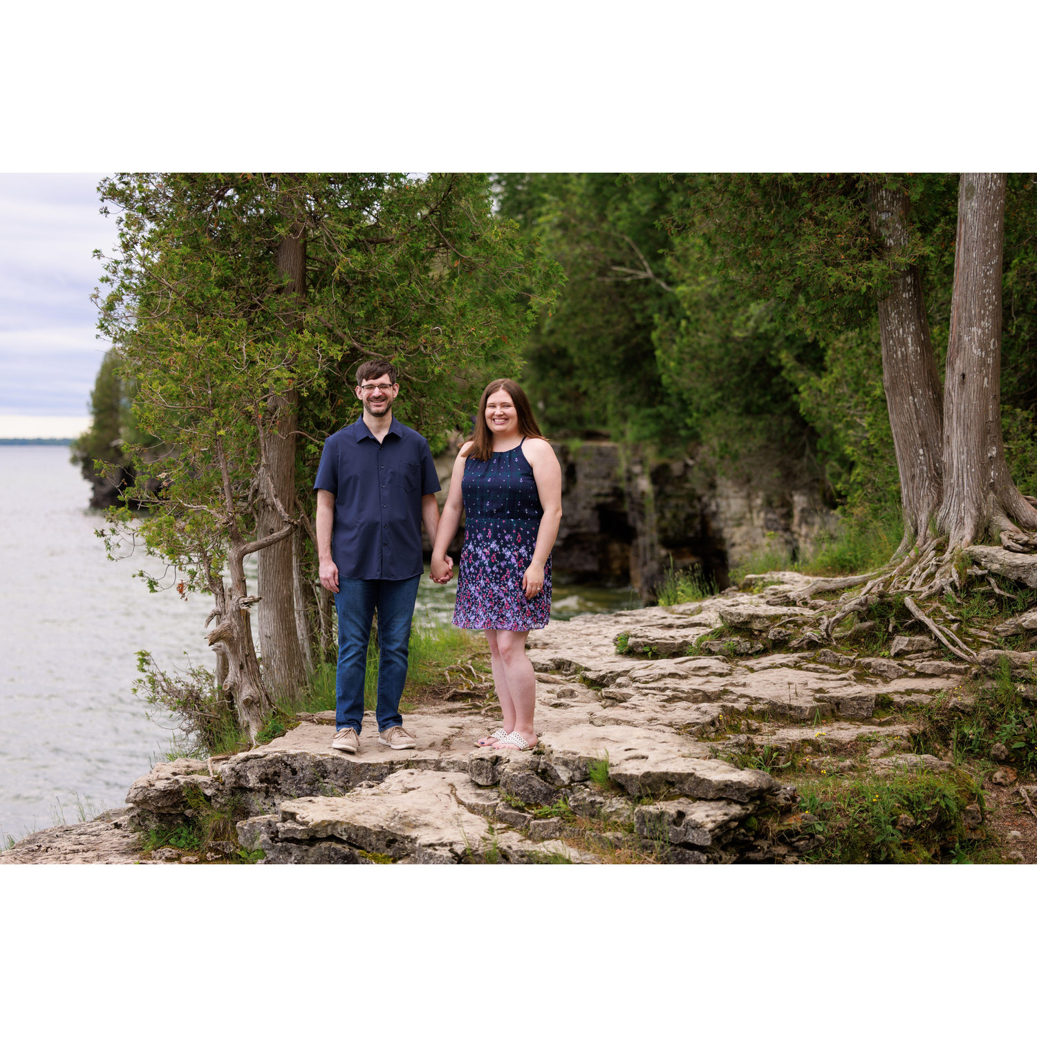 Engagement photos in Door County taken in June 2024 by Jason Mann Photography. You will see other photos from this shoot on our Explore Door! page.