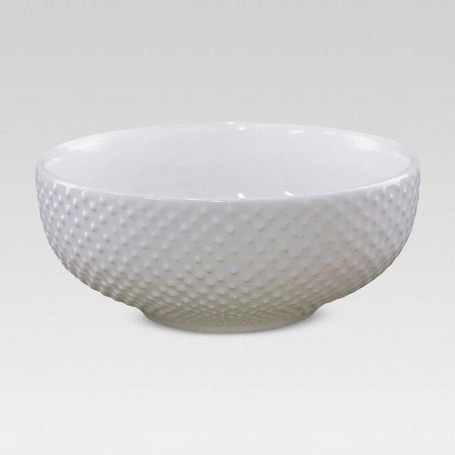 24oz Porcelain Beaded Cereal Bowl White - Threshold™