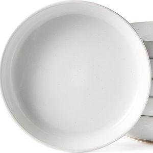 Pasta Bowls Set of 6, White