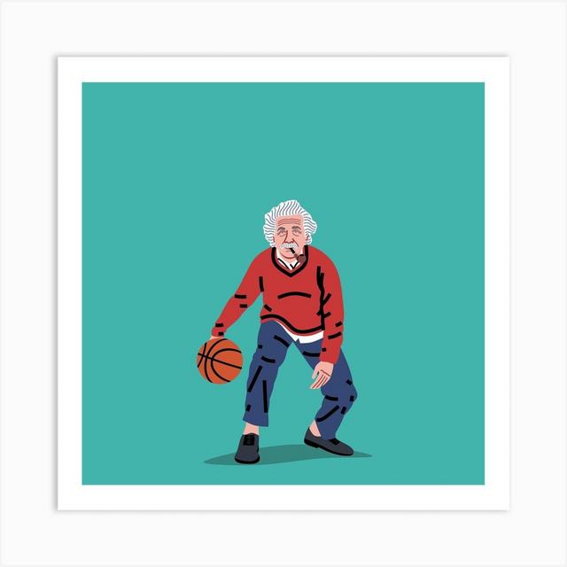 Balling Albert Art Print by Elad Shagrir