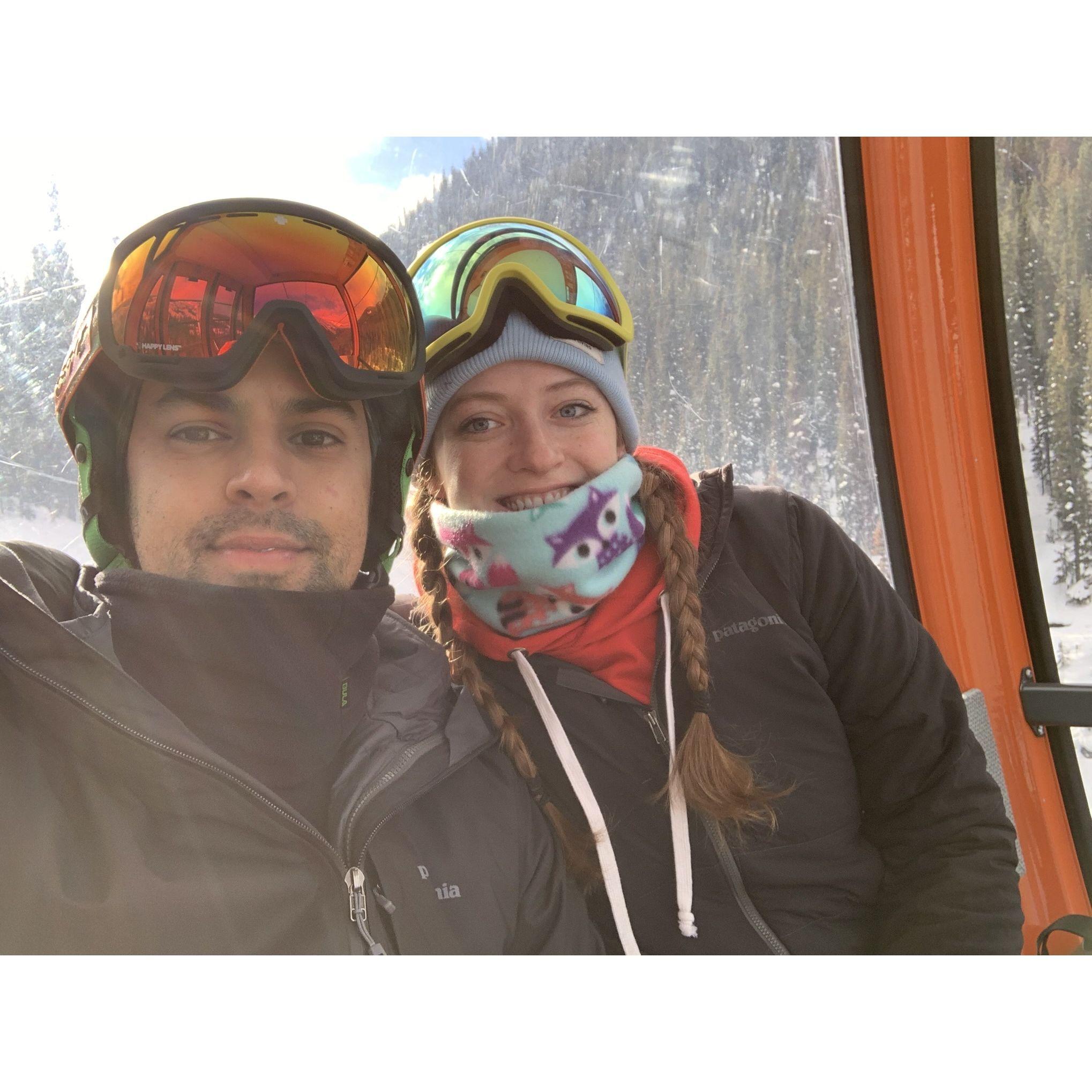 Skiing in Lake Louise