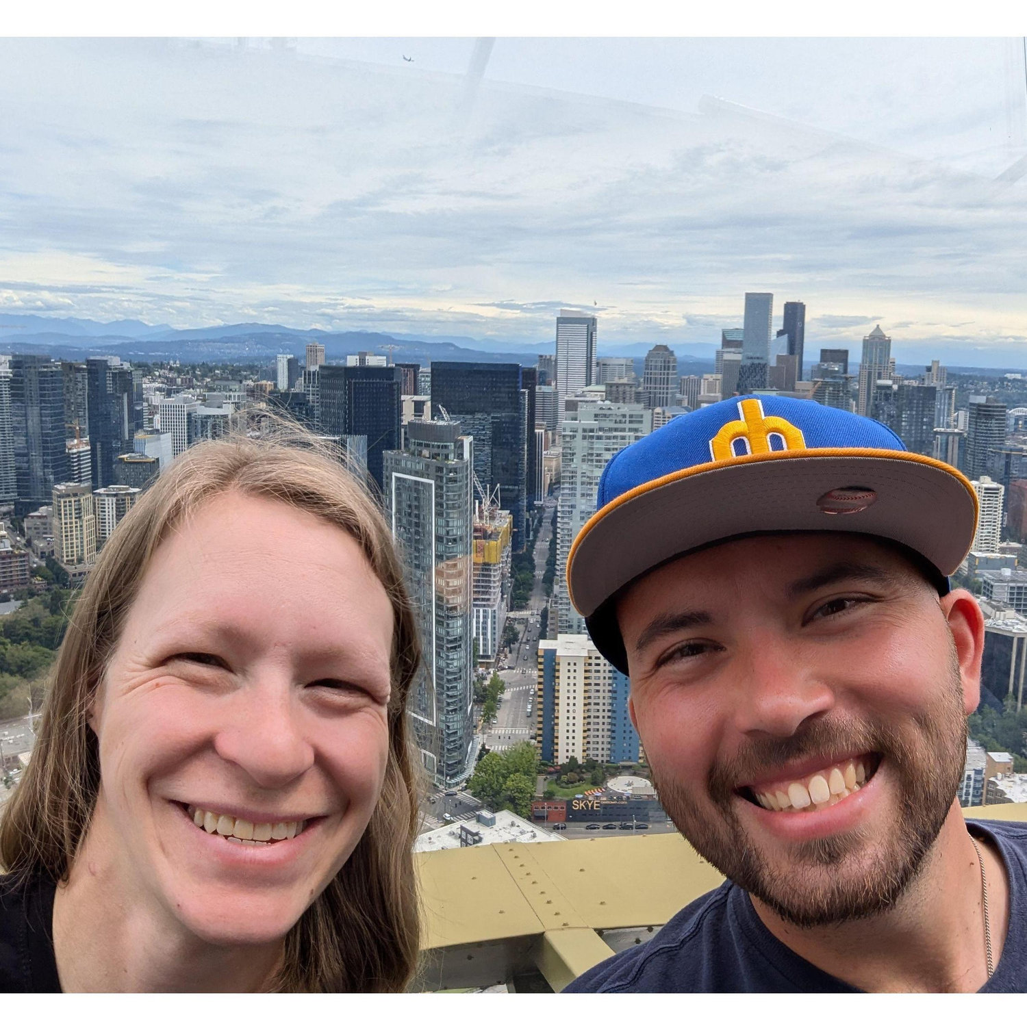 Up the Space Needle in Seattle