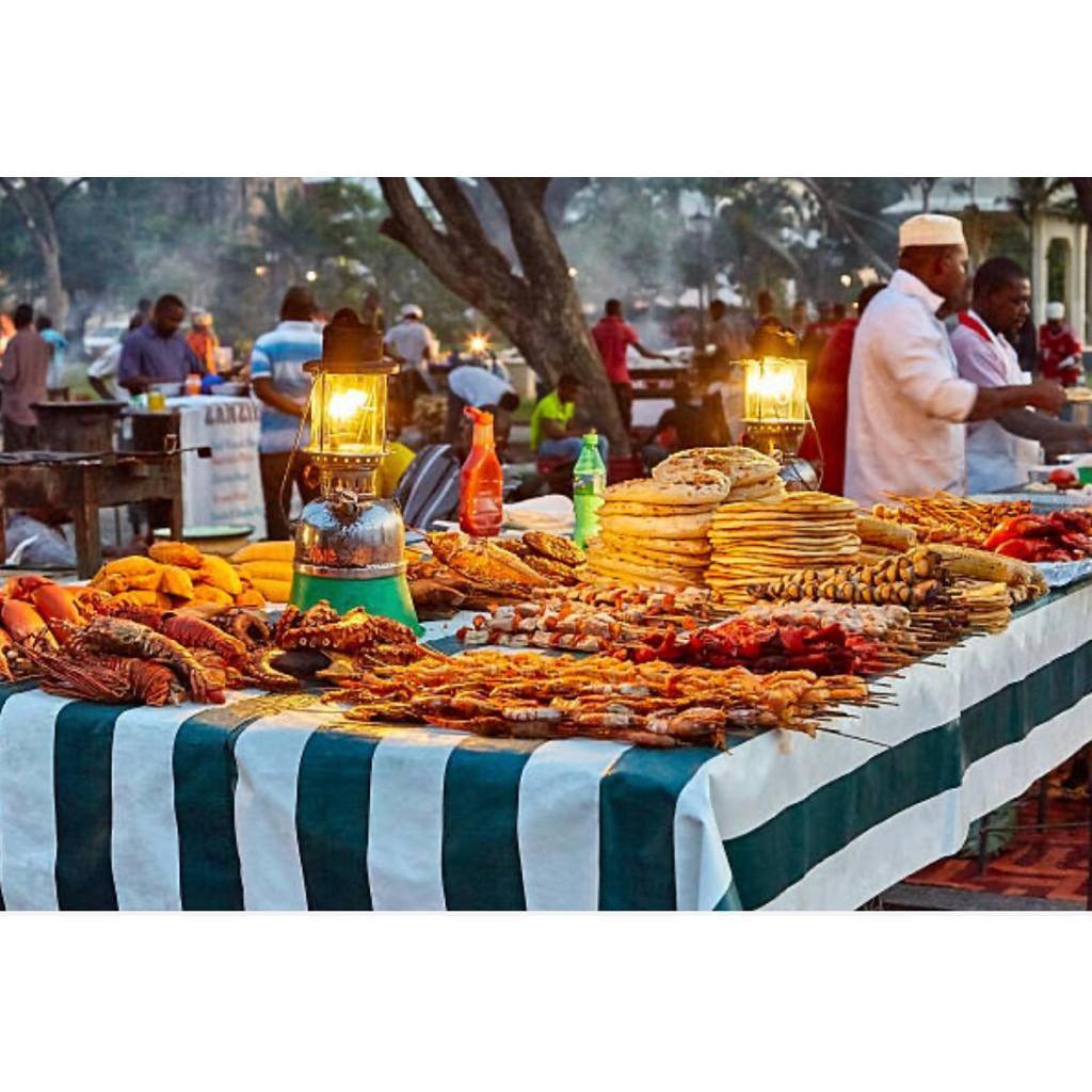 Zanzibar food market