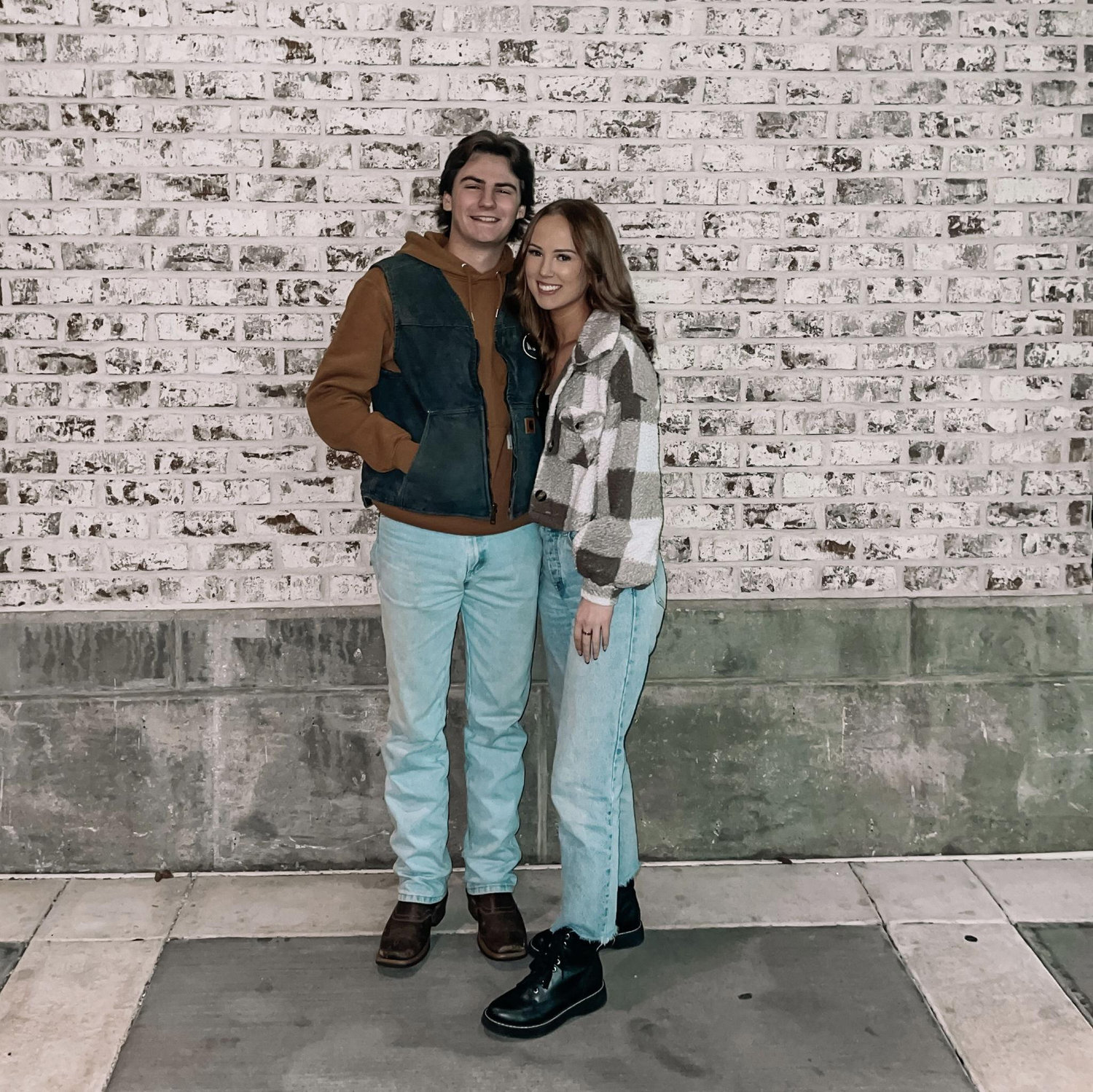Our first photo together
