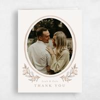 Beige Wedding Thank You - Heliconia Photo