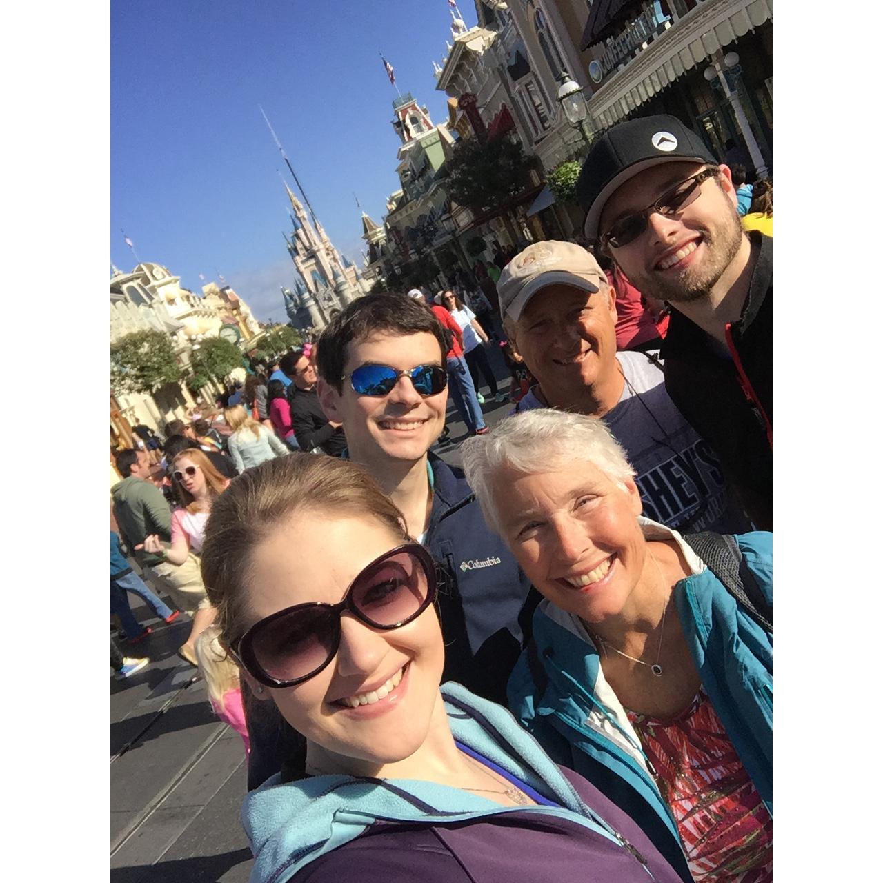 February 2016 - Disneyland - First family trip to the Magic Kingdom