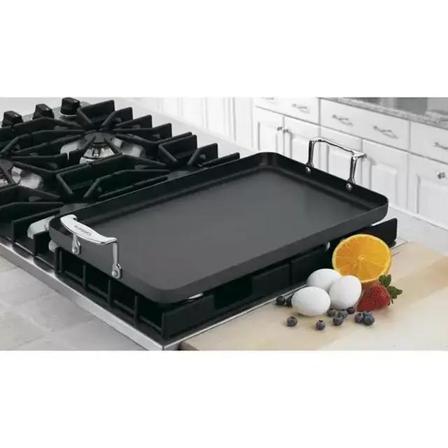 Cuisinart Chefs Classic Hard Anodized 13"x 12" Double Burner Griddle