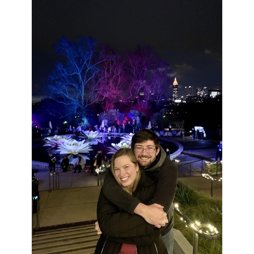 2021 - Christmas lights at the Atlanta Botanical Gardens