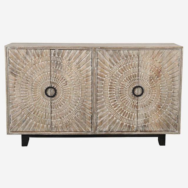 Tegan Storage Cabinet, Natural Gray