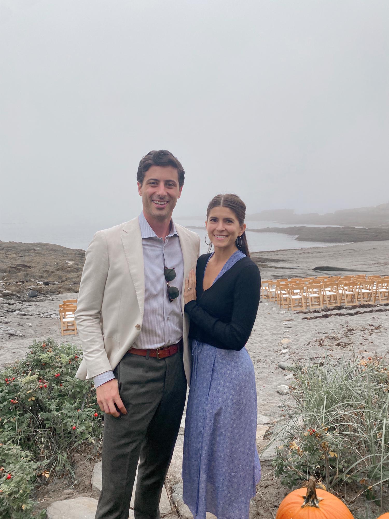 At Ashok's wedding outside Portland.