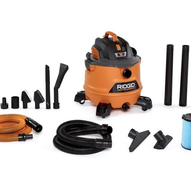 14 Gal. 6.0-Peak HP NXT Wet/Dry Shop Vacuum with Fine Dust Filter, Hose, Accessories and Premium Car Cleaning Kit