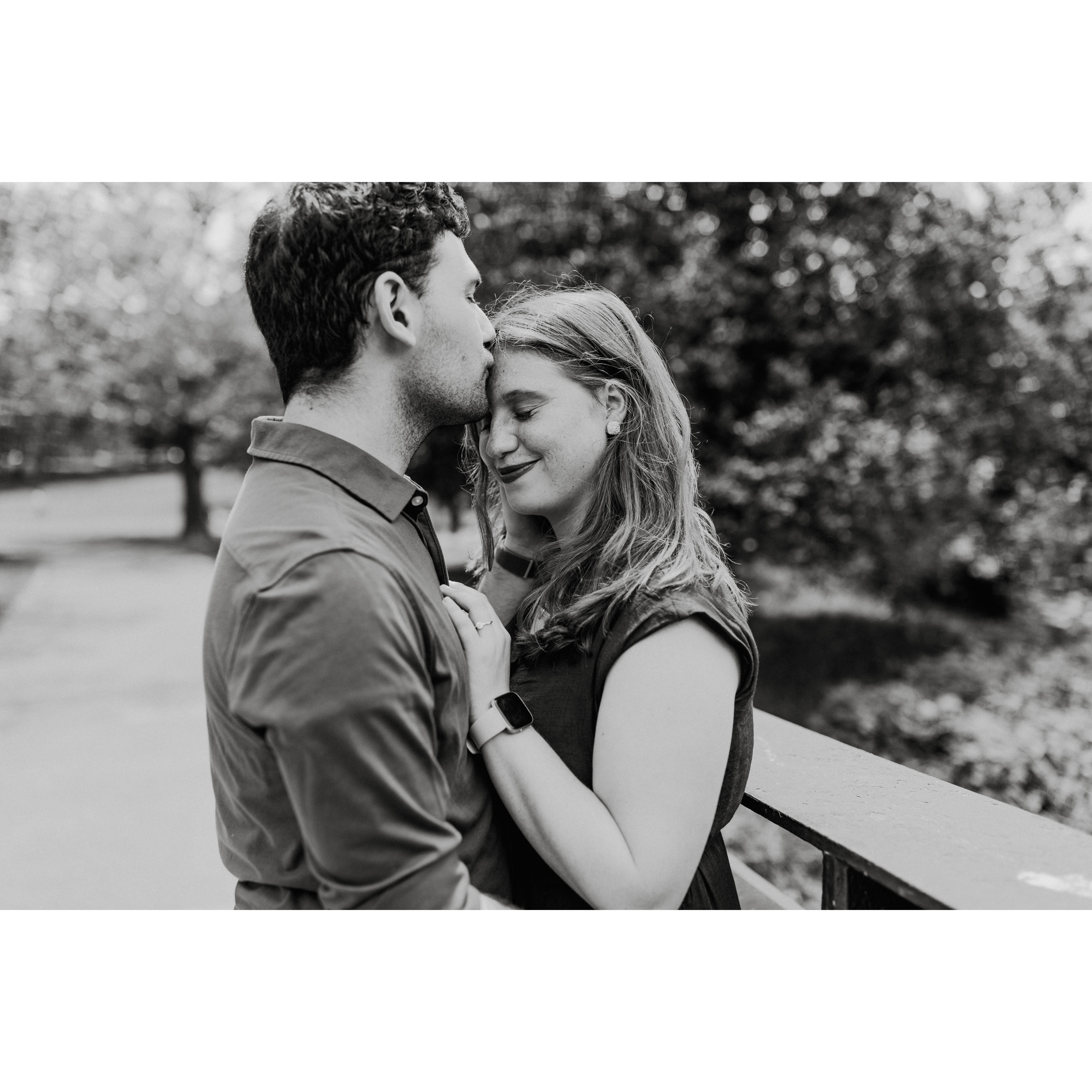 Engagement photo shoot, Inwood Hill Park, May 22, 2021