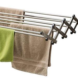 Aero W Stainless Steel Folding Clothes Rack (60lb Capacity, 22.5 Linear Ft)
