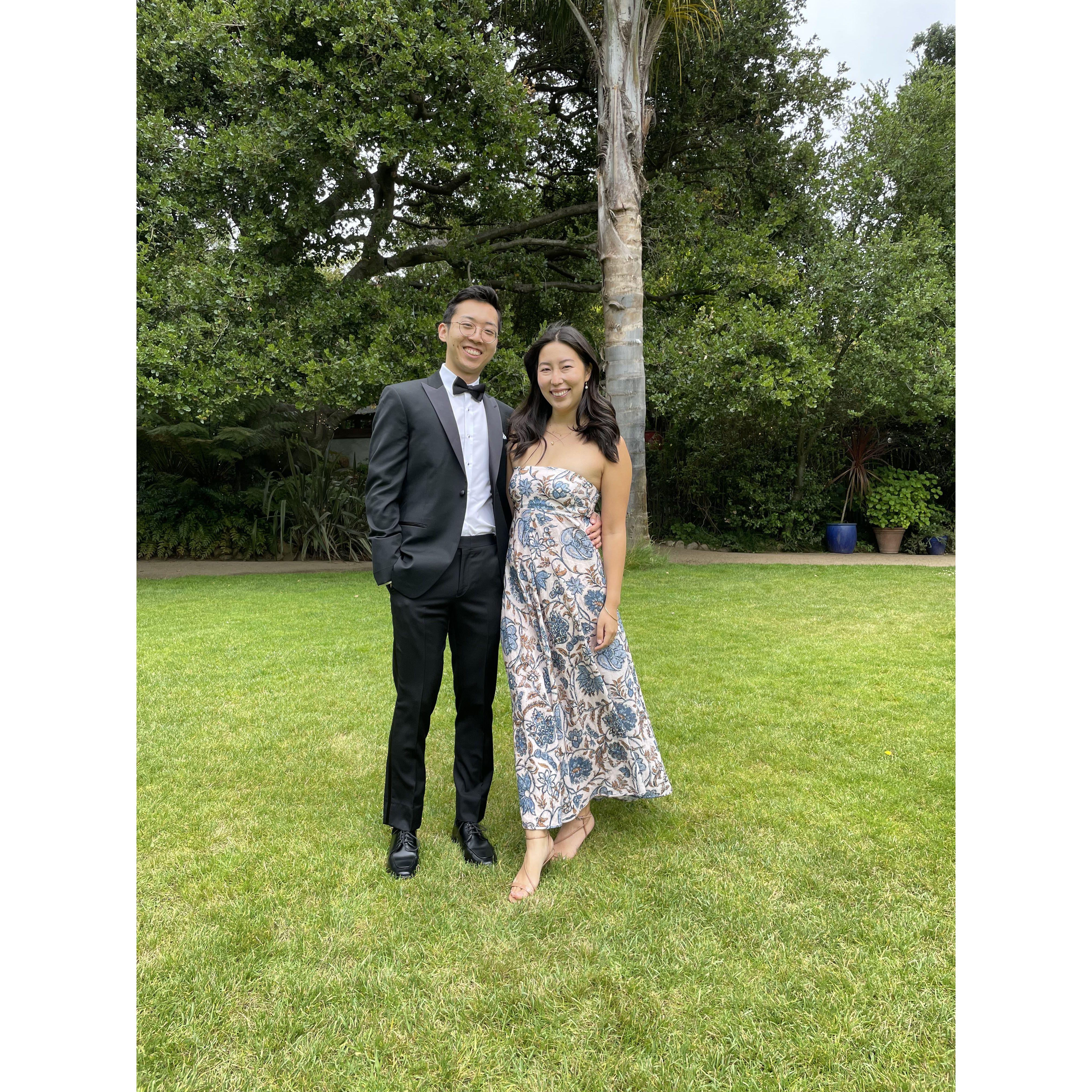 At his sister Diana's wedding.