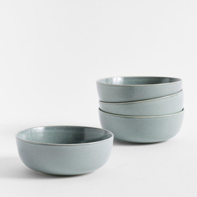 Mason Stoneware Cereal Bowls, Set of 4 - Chambray