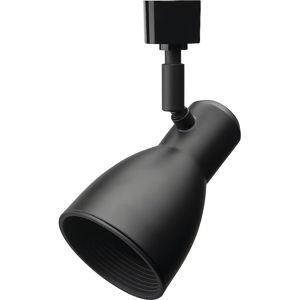 Lithonia Lighting LTHNSTBF Series Head 1 -Light Matte Black dimmable Integrated Step Head(s) for Linear Track Lights