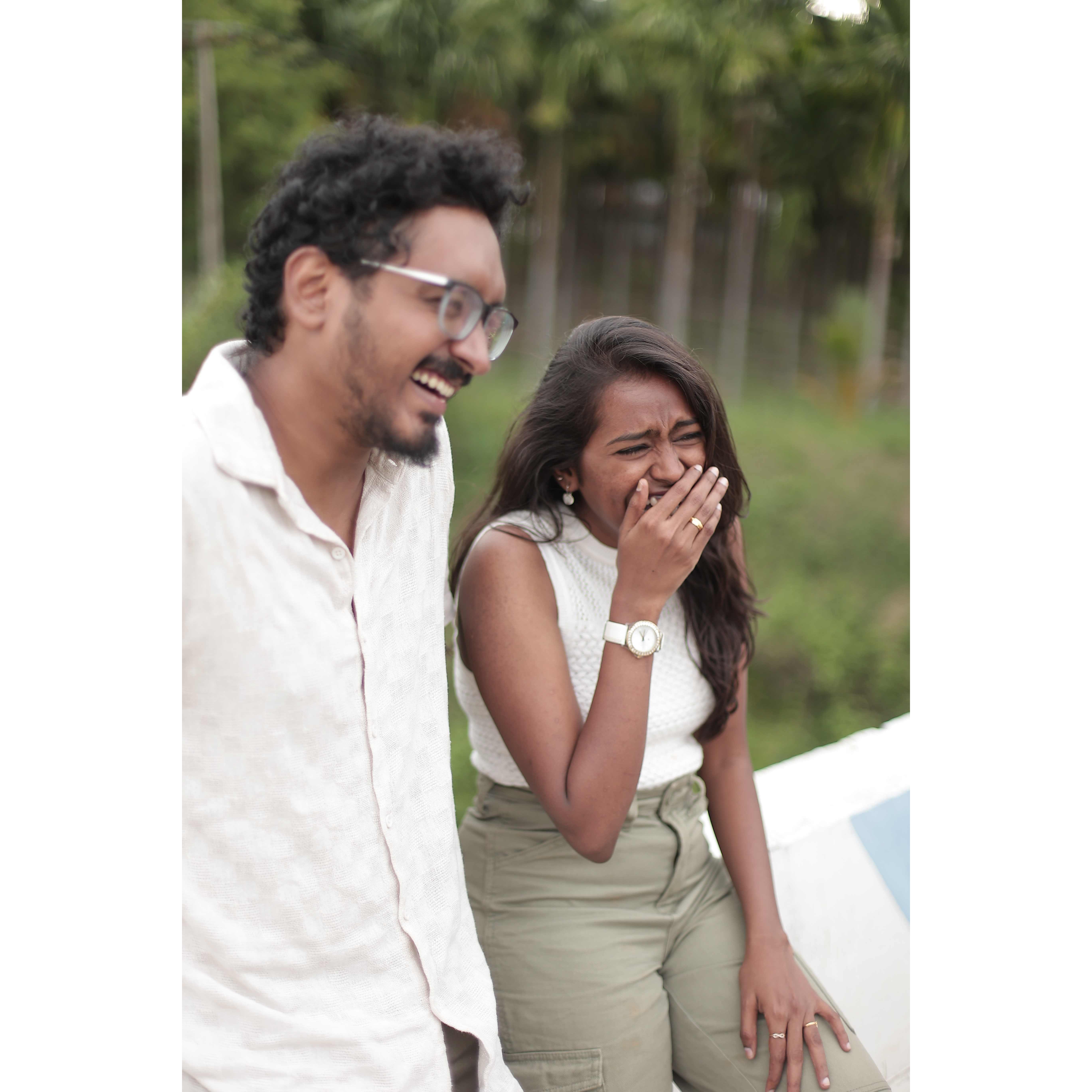 Told ya.. we crack each other up💞