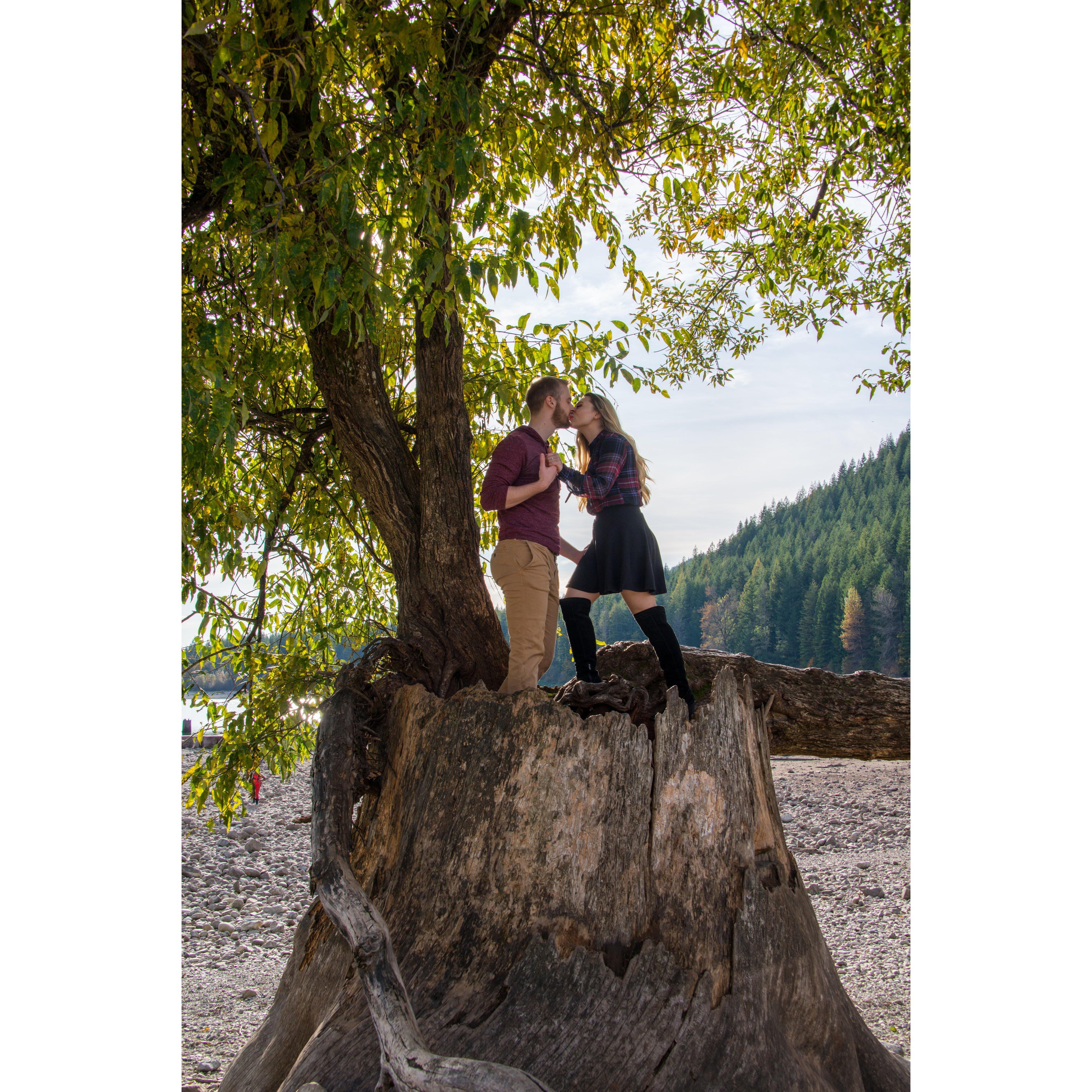Engagement photo shoot with Cheri Jensen