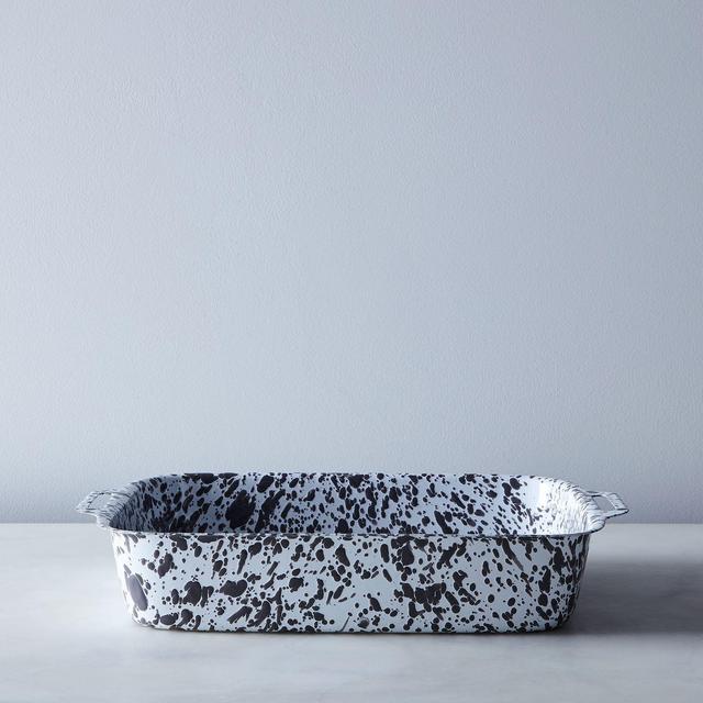 Grey Splatter Enamel Lasagna Pan