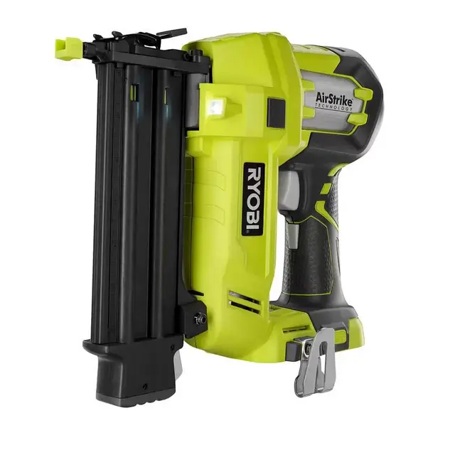 18-Volt ONE+ Cordless AirStrike 18-Gauge Brad Nailer (Tool Only) with Sample Nails