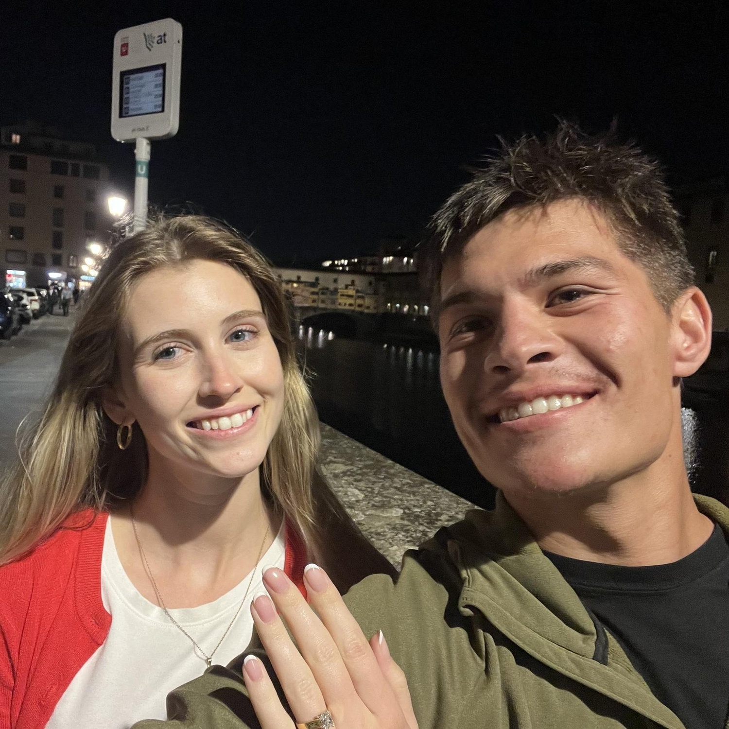 The night we got engaged