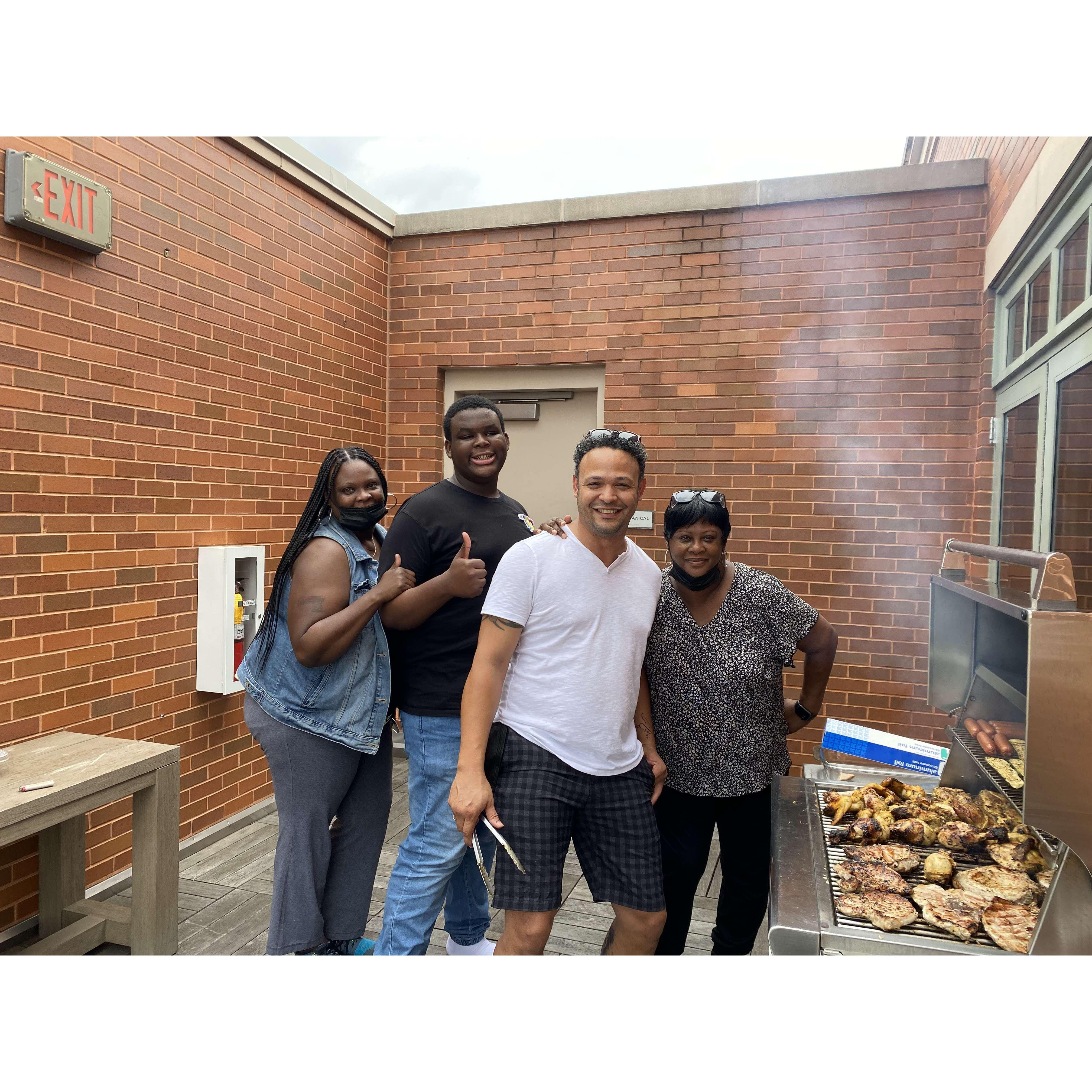 Grilling with the fam