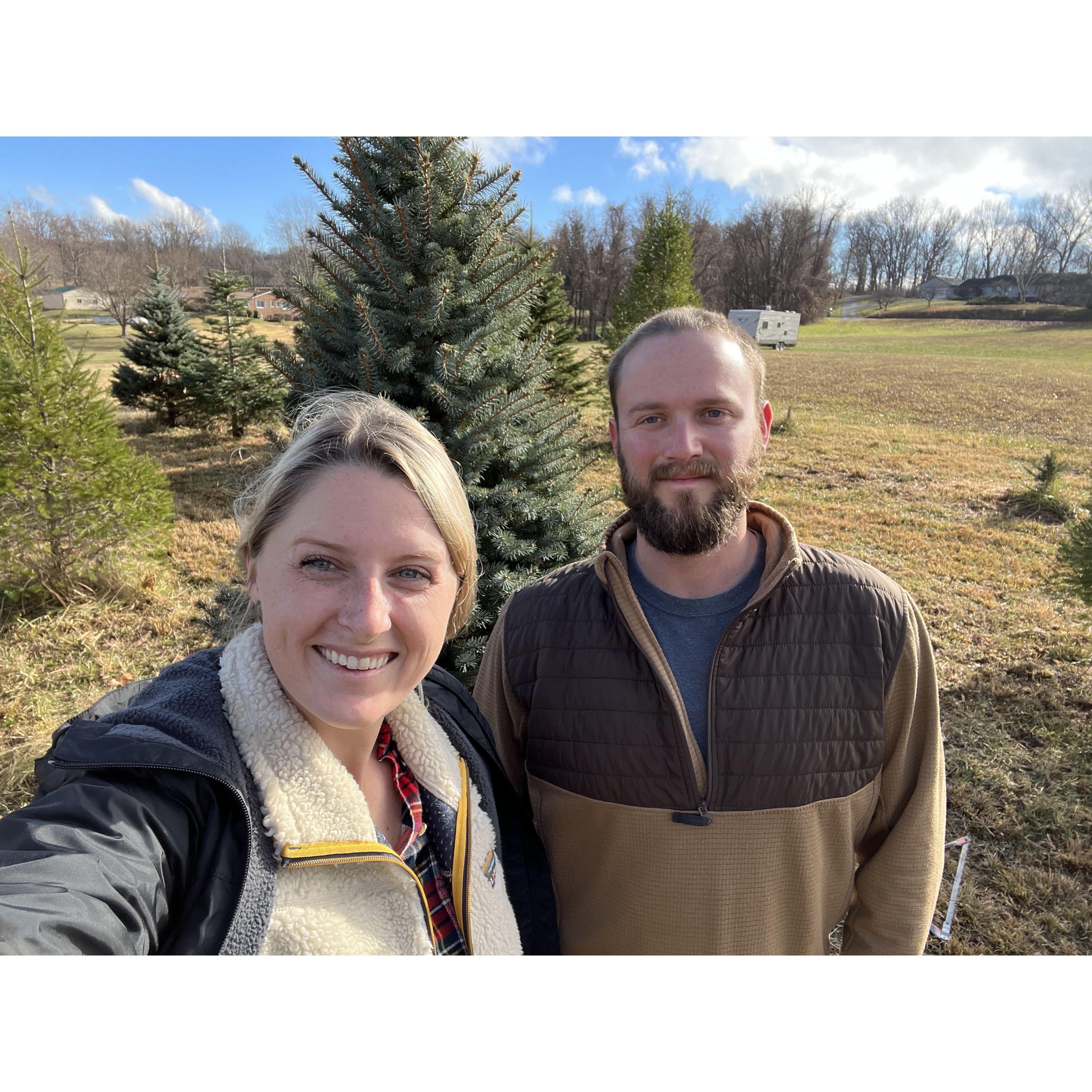 Our first Christmas tree together