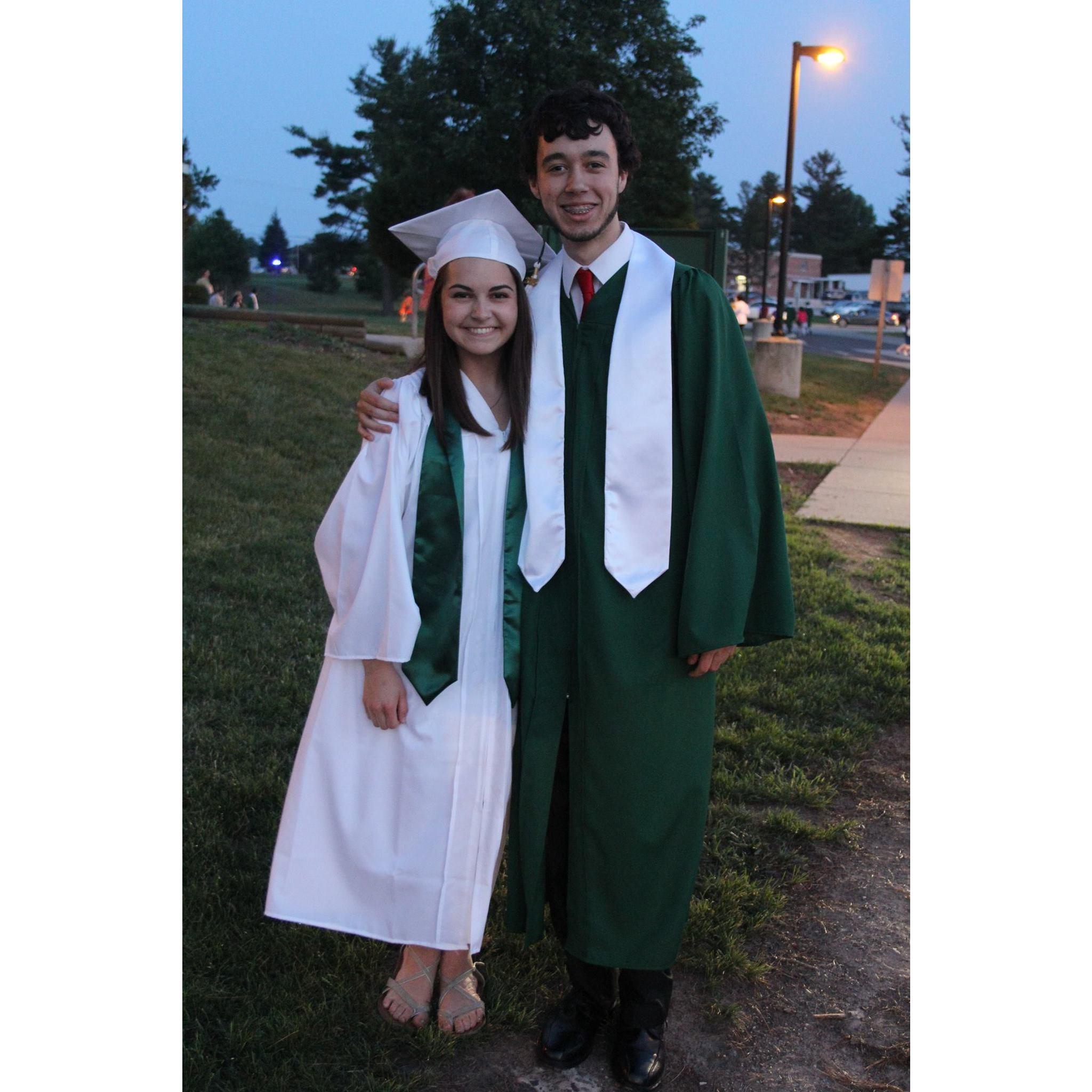 Summer of 2010 - Fall of 2015: our friendship years! We met the summer before 8th grade on a beach trip with church and then our friendship blossomed. This is high school graduation pre dating.