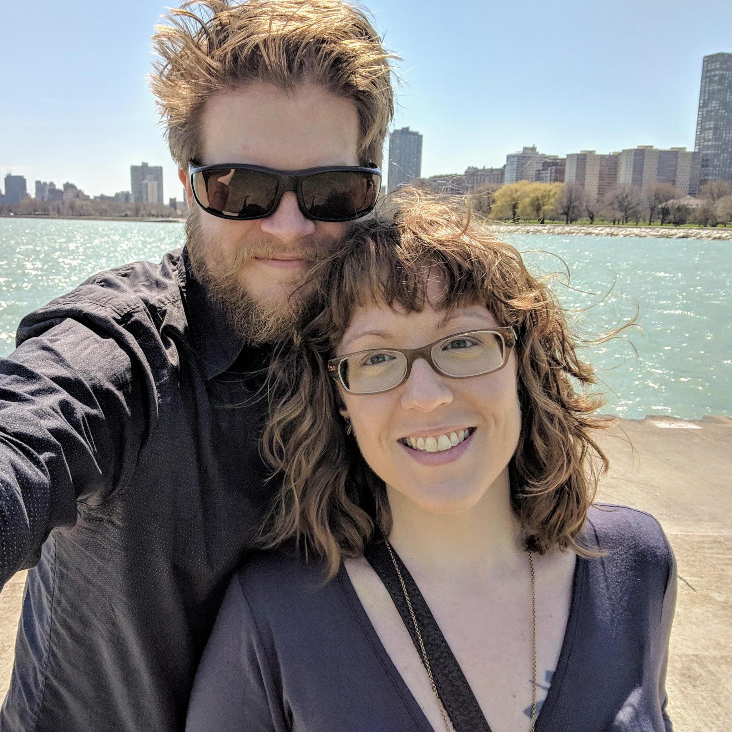 Just out doing our thing on a bright "spring" day.