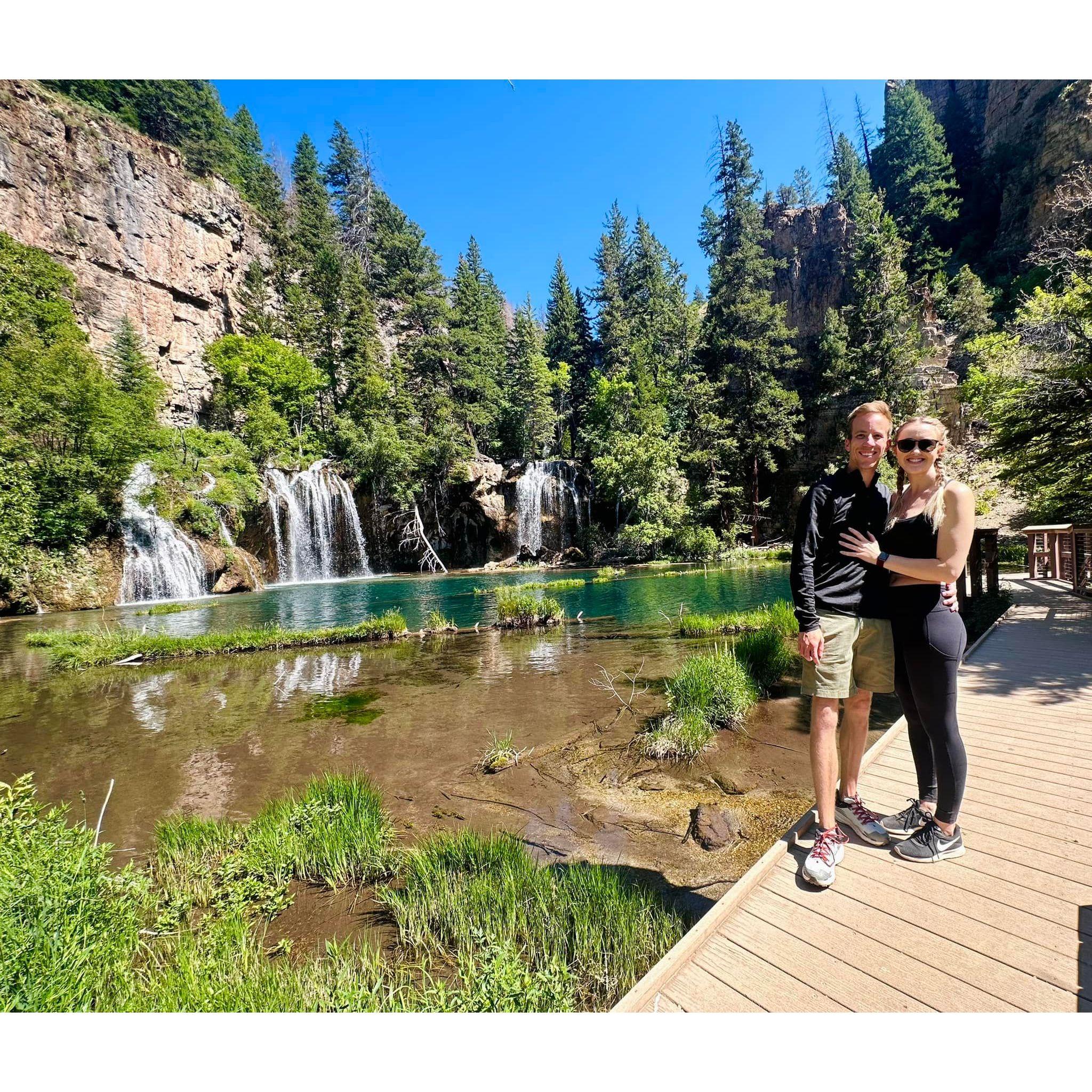 Our hike to Hanging Lake in Colorado!