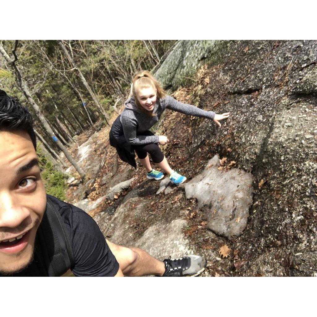 First time hiking Mt. Major together