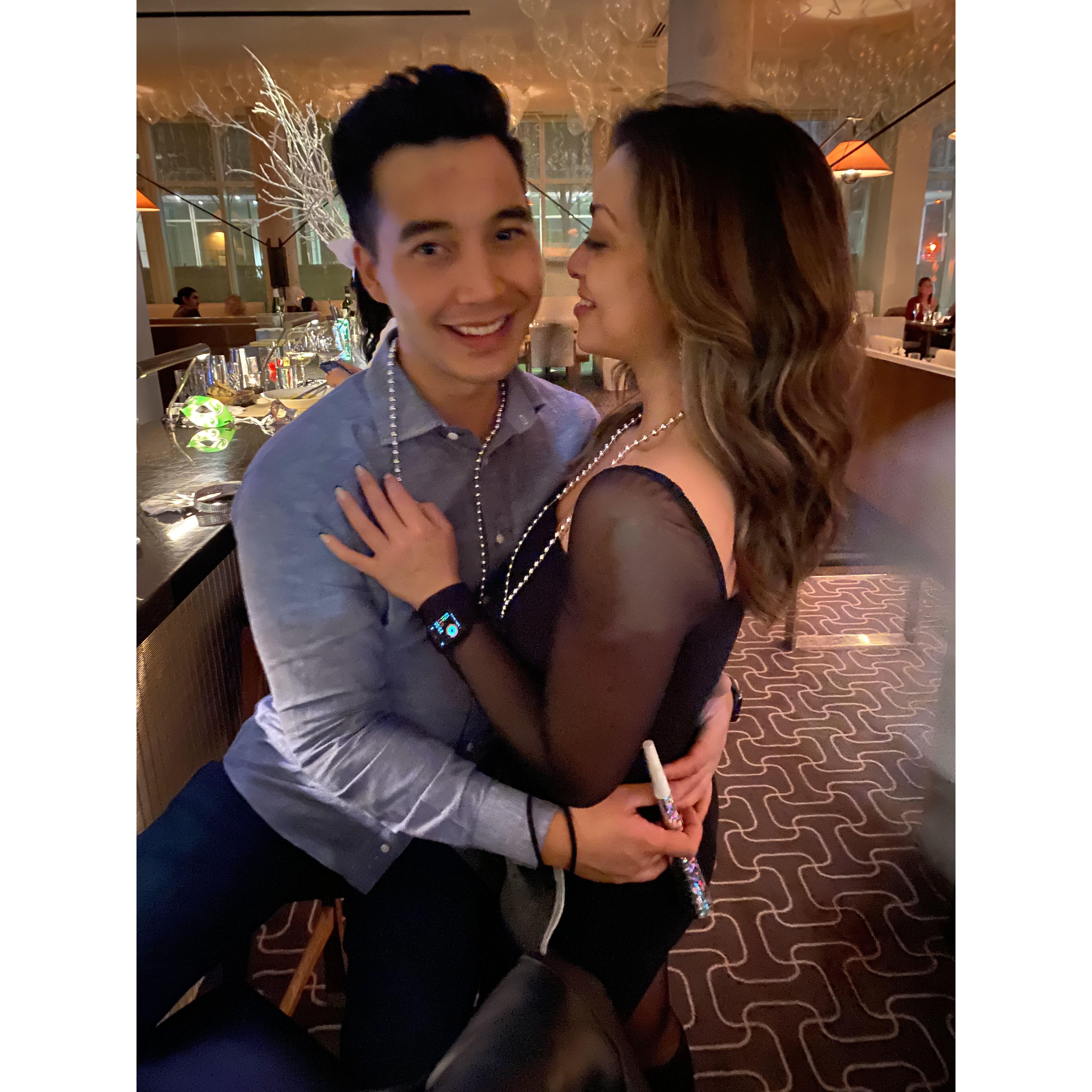 NYE in NYC, circa 2022. newly reunited, picking up right where we left off & very much in love (still & again).